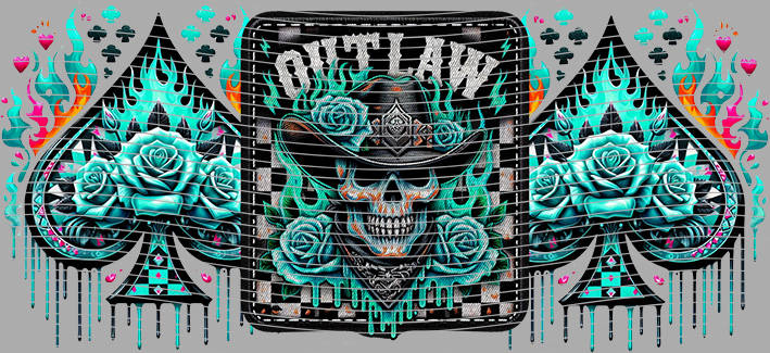 16oz Distressed Checkered-DC-94